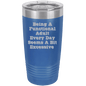 Funny Being A Functional Adult Tumbler - 20oz Laser Etched