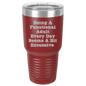 Funny Being A Functional Adult Tumbler - 20oz Laser Etched