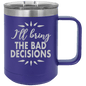 Funny Being A Functional Adult Tumbler - 20oz Laser Etched