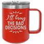 Funny Being A Functional Adult Tumbler - 20oz Laser Etched