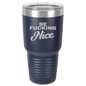 Funny Being A Functional Adult Tumbler - 20oz Laser Etched