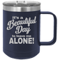 Funny Being A Functional Adult Tumbler - 20oz Laser Etched