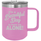 Funny Being A Functional Adult Tumbler - 20oz Laser Etched