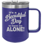 Funny Being A Functional Adult Tumbler - 20oz Laser Etched