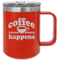 Funny Being A Functional Adult Tumbler - 20oz Laser Etched