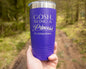 Funny Being A Functional Adult Tumbler - 20oz Laser Etched