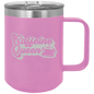 Funny Being A Functional Adult Tumbler - 20oz Laser Etched