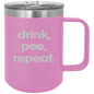 Funny Being A Functional Adult Tumbler - 20oz Laser Etched