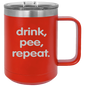 Funny Being A Functional Adult Tumbler - 20oz Laser Etched