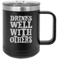 Funny Being A Functional Adult Tumbler - 20oz Laser Etched