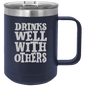 Funny Being A Functional Adult Tumbler - 20oz Laser Etched