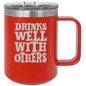 Funny Being A Functional Adult Tumbler - 20oz Laser Etched