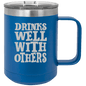 Funny Being A Functional Adult Tumbler - 20oz Laser Etched