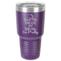 Funny Being A Functional Adult Tumbler - 20oz Laser Etched