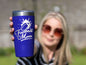 Funny Being A Functional Adult Tumbler - 20oz Laser Etched