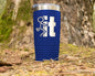 Funny Being A Functional Adult Tumbler - 20oz Laser Etched