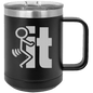 Funny Being A Functional Adult Tumbler - 20oz Laser Etched