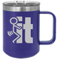 Funny Being A Functional Adult Tumbler - 20oz Laser Etched