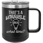 Funny Being A Functional Adult Tumbler - 20oz Laser Etched