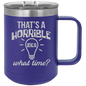 Funny Being A Functional Adult Tumbler - 20oz Laser Etched