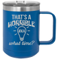 Funny Being A Functional Adult Tumbler - 20oz Laser Etched
