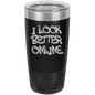 Funny Being A Functional Adult Tumbler - 20oz Laser Etched