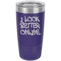 Funny Being A Functional Adult Tumbler - 20oz Laser Etched
