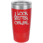 Funny Being A Functional Adult Tumbler - 20oz Laser Etched