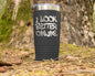 Funny Being A Functional Adult Tumbler - 20oz Laser Etched