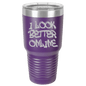 Funny Being A Functional Adult Tumbler - 20oz Laser Etched