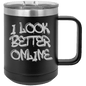 Funny Being A Functional Adult Tumbler - 20oz Laser Etched