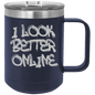 Funny Being A Functional Adult Tumbler - 20oz Laser Etched
