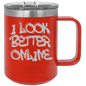 Funny Being A Functional Adult Tumbler - 20oz Laser Etched