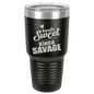 Funny Being A Functional Adult Tumbler - 20oz Laser Etched