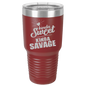 Funny Being A Functional Adult Tumbler - 20oz Laser Etched