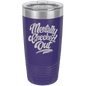 Funny Being A Functional Adult Tumbler - 20oz Laser Etched