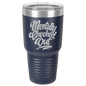 Funny Being A Functional Adult Tumbler - 20oz Laser Etched