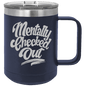 Funny Being A Functional Adult Tumbler - 20oz Laser Etched
