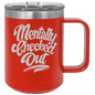 Funny Being A Functional Adult Tumbler - 20oz Laser Etched