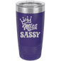 Funny Being A Functional Adult Tumbler - 20oz Laser Etched