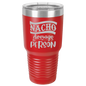 Funny Being A Functional Adult Tumbler - 20oz Laser Etched