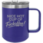 Funny Being A Functional Adult Tumbler - 20oz Laser Etched