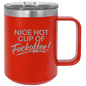Funny Being A Functional Adult Tumbler - 20oz Laser Etched