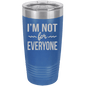 Funny Being A Functional Adult Tumbler - 20oz Laser Etched