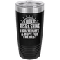 Funny Being A Functional Adult Tumbler - 20oz Laser Etched