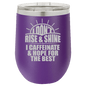 Funny Being A Functional Adult Tumbler - 20oz Laser Etched
