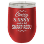 Funny Being A Functional Adult Tumbler - 20oz Laser Etched