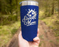 Funny Being A Functional Adult Tumbler - 20oz Laser Etched