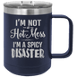 Funny Being A Functional Adult Tumbler - 20oz Laser Etched