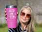 Funny Being A Functional Adult Tumbler - 20oz Laser Etched